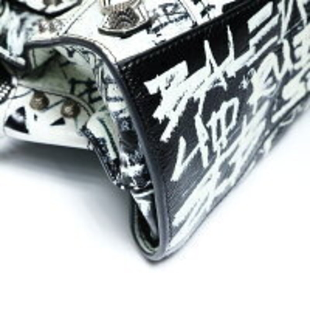 Balenciaga Neo Cagoll Graffiti City Handbag Black - Picture 5 of 11